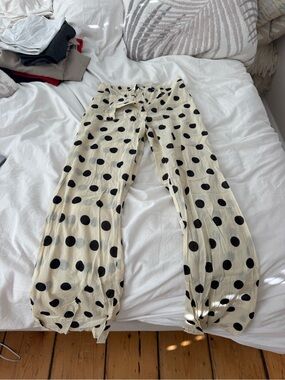 Gimiguas sheer polka dot beach pants